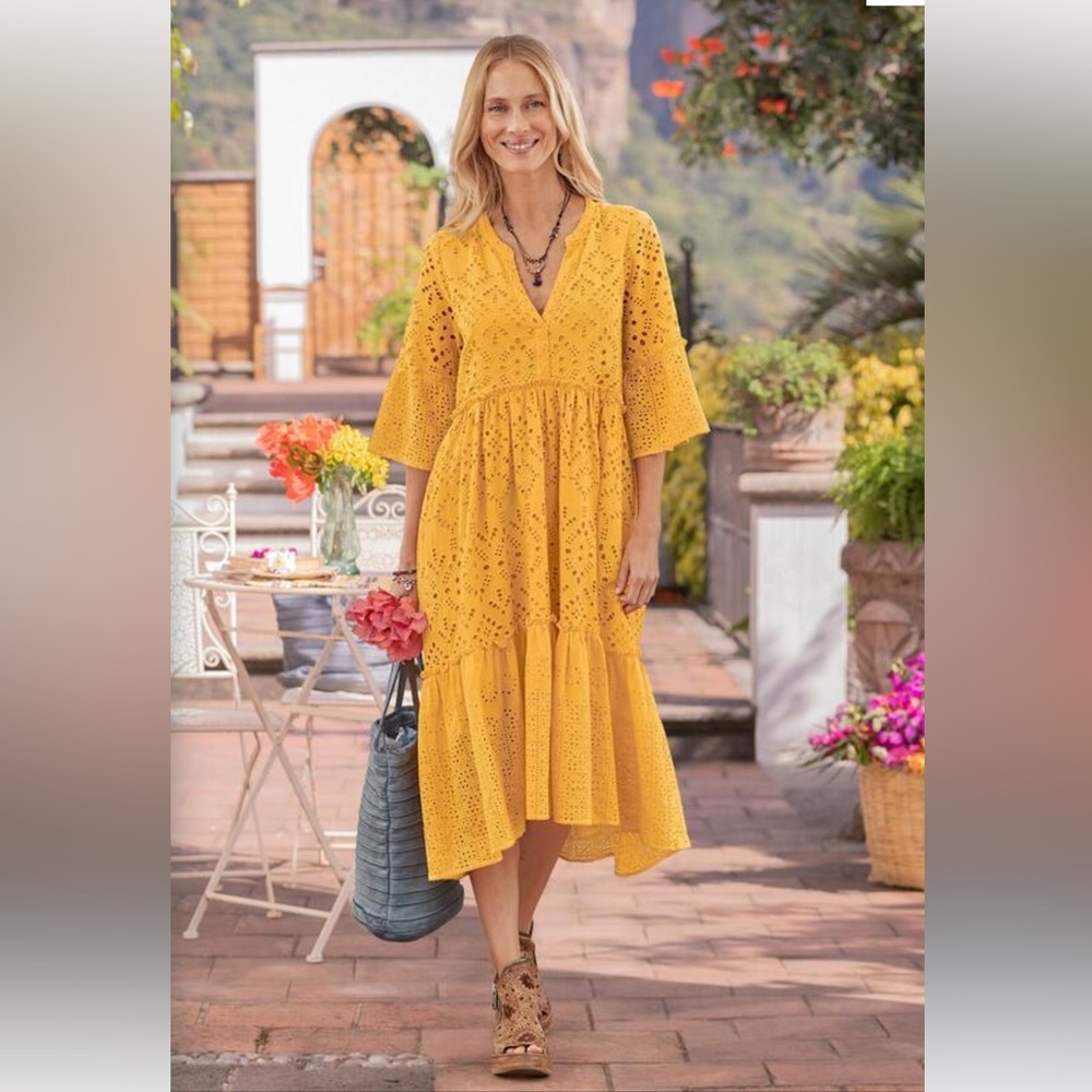 Selma Eyelet Dress Petite